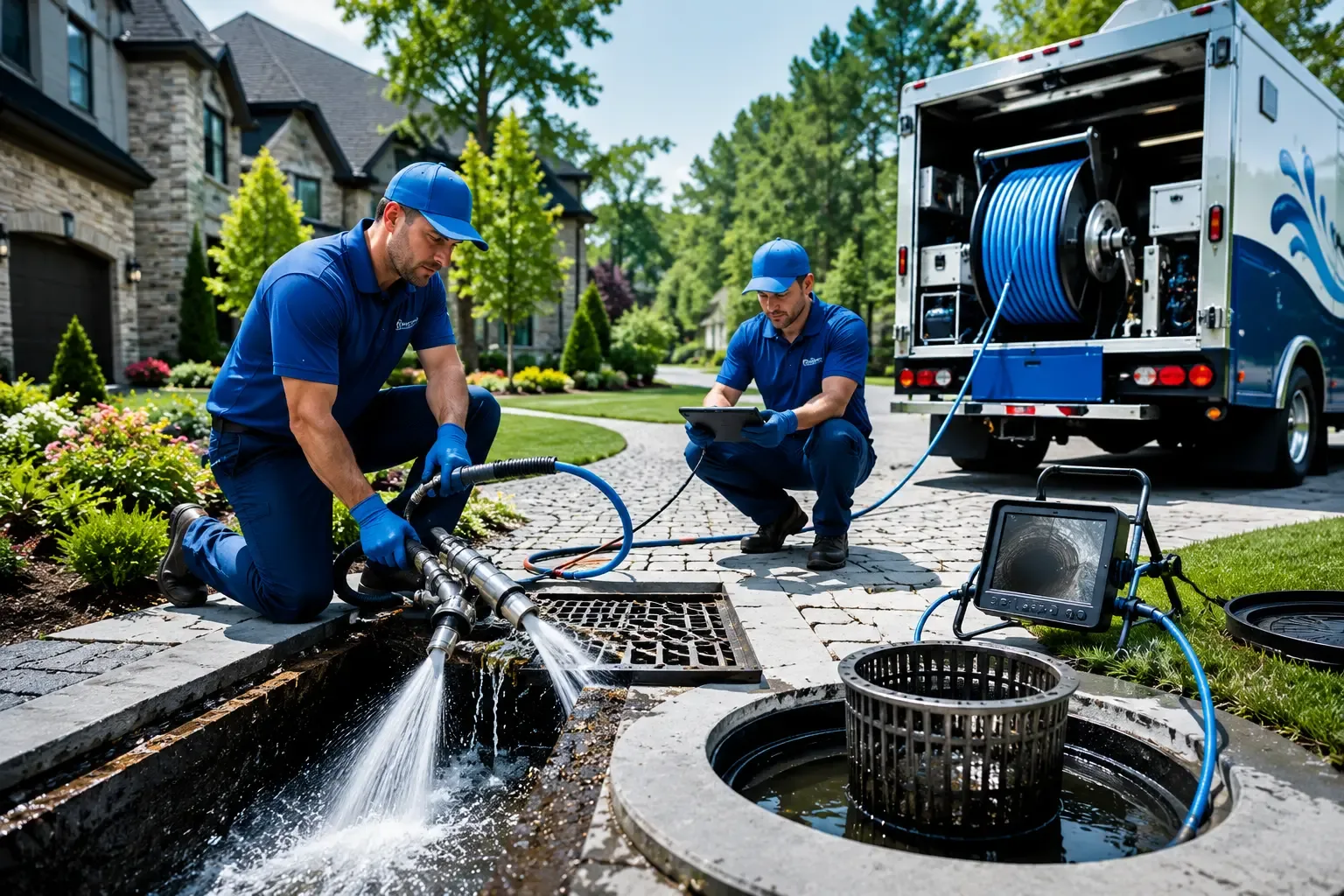 Local outdoor drain cleaning professionals in Akron, OH