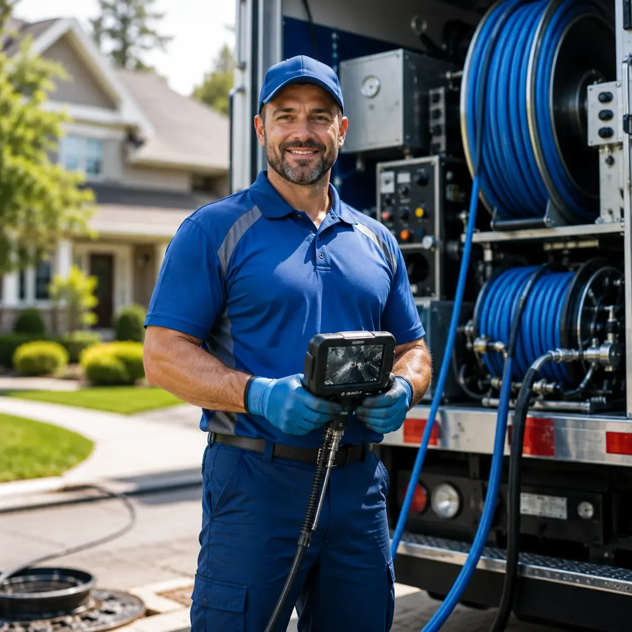 Local outdoor drain cleaning specialists in Akron, OH